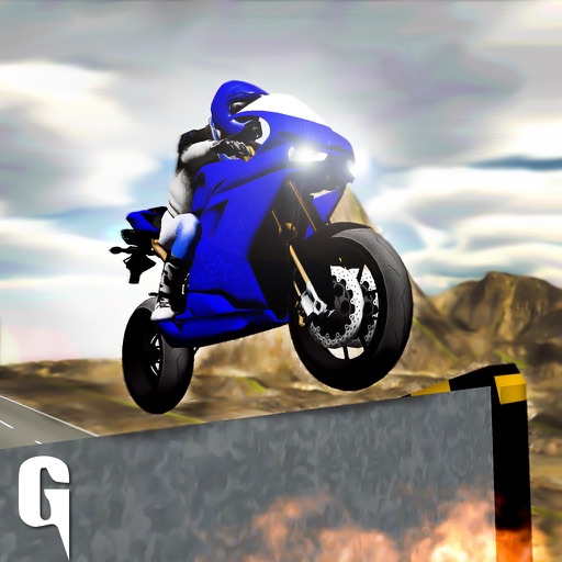 Heavy Bike stunts Race Simulator 3D Game iOS App