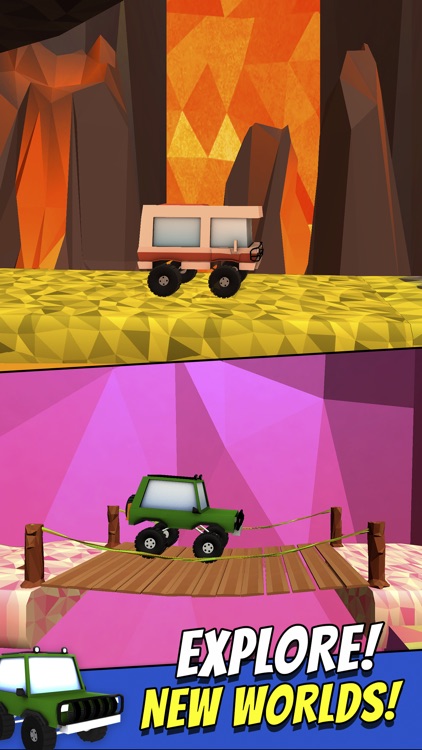 Stunt Monster Truck Racing - Offroad 4x4 Car Destruction Game Free screenshot-3