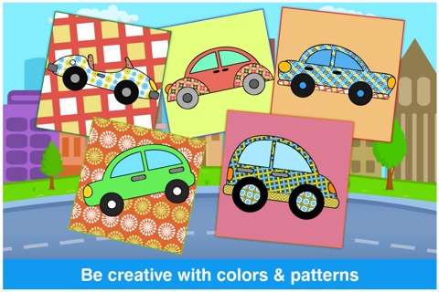 Tabbydo Cars Colorbook : Coloring book of super cars, ambulance, SUV, taxi and other vehicles for kids and preschoolers screenshot 2