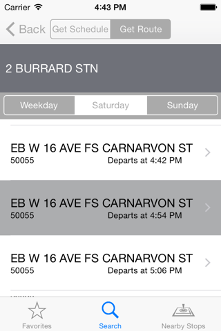 iTransit Vancouver screenshot 4