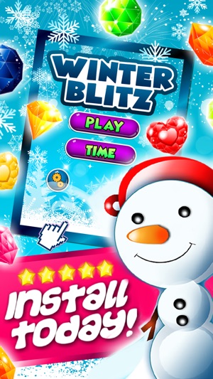 Winter Blitz Match-3 - harvest sweetest star candy-es and an(圖5)-速報App