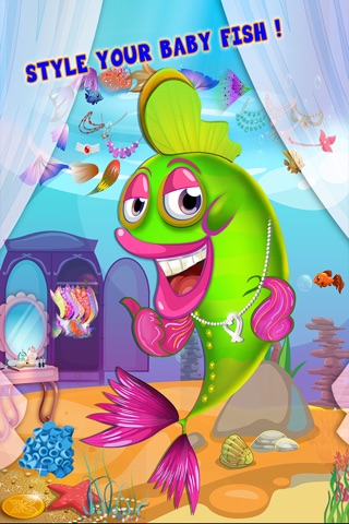 My Baby Fish – Virtual pet care games for kids screenshot 4