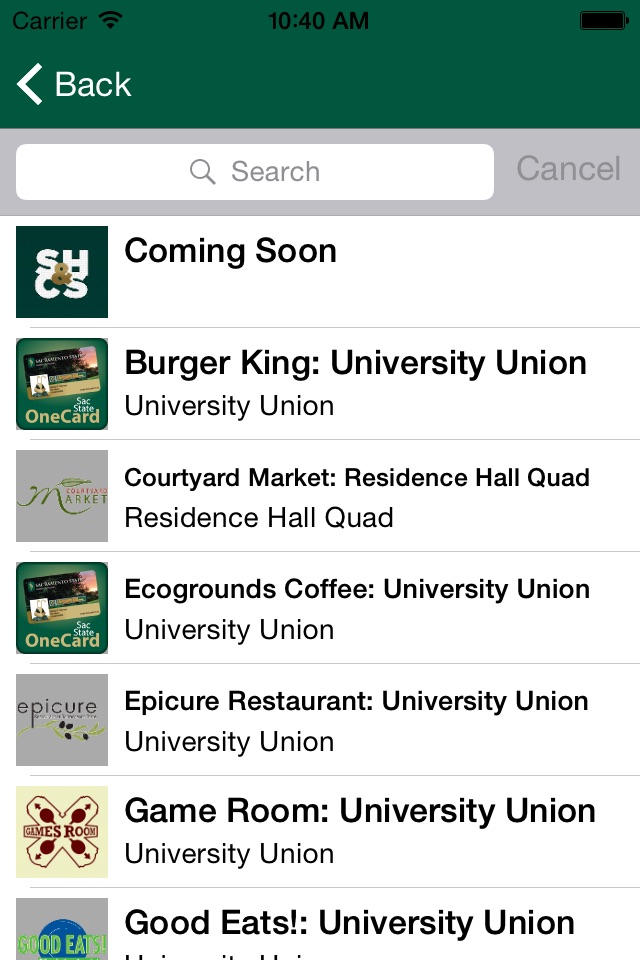 SacState OneCard Mobile screenshot 3