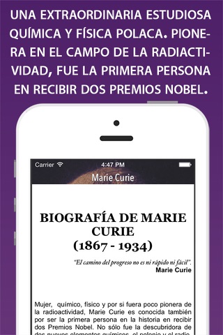 Marie Curie: La dama de la ciencia screenshot 2