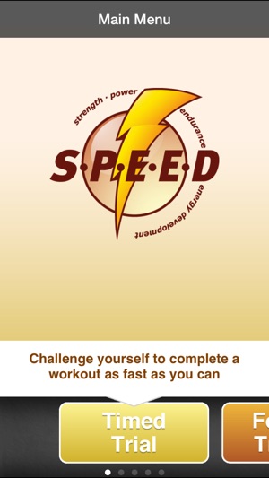 S.P.E.E.D. Fitness App