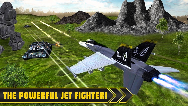 Fighter Jets Tank Attack War 3D