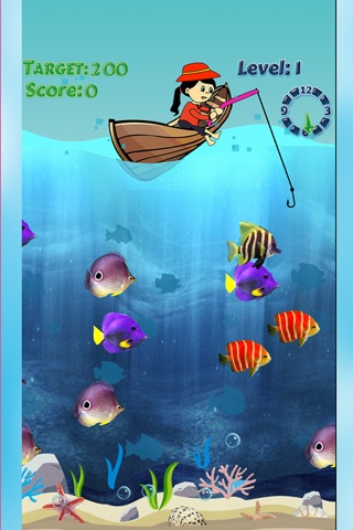 Girl Fishing Games : For Kids Play Catch And Hunting  Big Fish Game screenshot 2