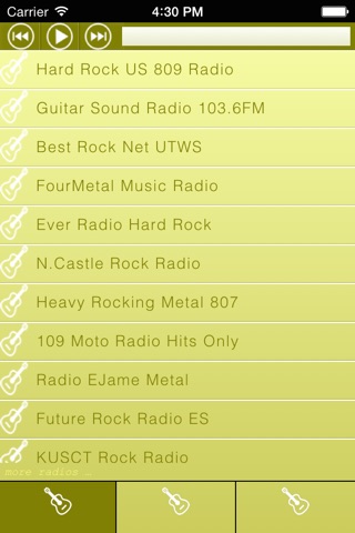 Hard Rock Radio Stations. screenshot 2