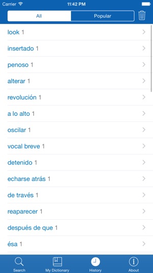 Spanish <> English Dictionary + Vocabulary trainer(圖5)-速報App