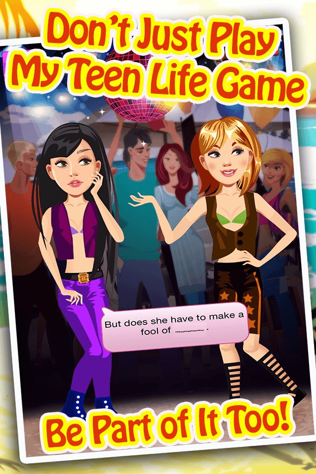 My Teen Life Summer Job Episode Game - The Big Fashion Makeover Cover Up Interactive Story Free screenshot 4