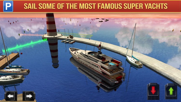 Super Yachts Parking Simulator - Real Boats Race Driving Test Park Racing Games