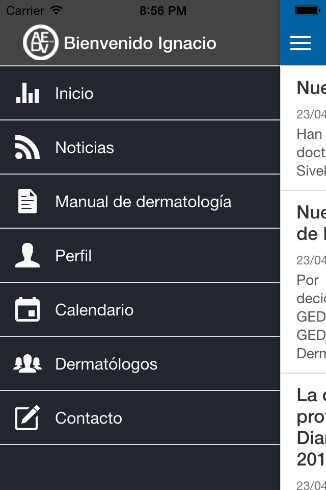 AEDV Profesionales screenshot 2