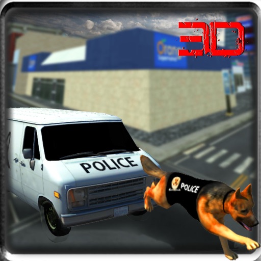 City Car Chase Dog Survival 3D icon