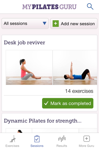 My Pilates Guru: Pilates exercises for fitness, well-being and relaxation screenshot 4