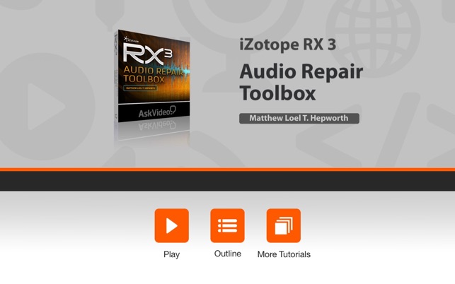 AV for iZotope RX 3 - Audio Repair Toolbox(圖1)-速報App