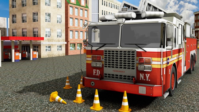 Fire Fighter Hero Parking Simulator - 911 Emergency Truck Dr(圖1)-速報App