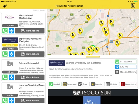 Yellow Pages SA iPad - Phonebook, GPS, Maps, etc. screenshot 3