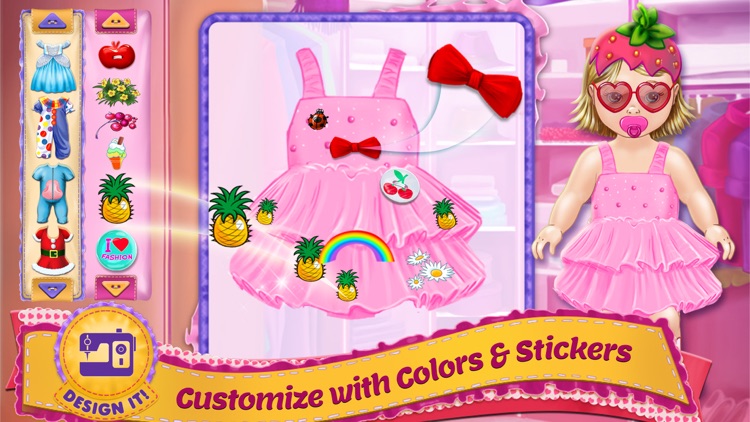 Design It! - Baby Fashion Designer: Dress Up , Make Up and Outfit Maker & Tailor