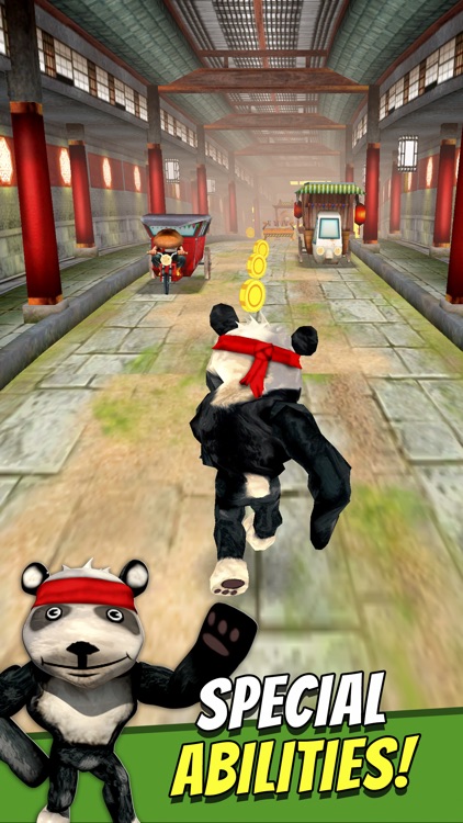 Cartoon Panda Run - Free Bamboo Jungle Pandas Racing Dash Game For Kids