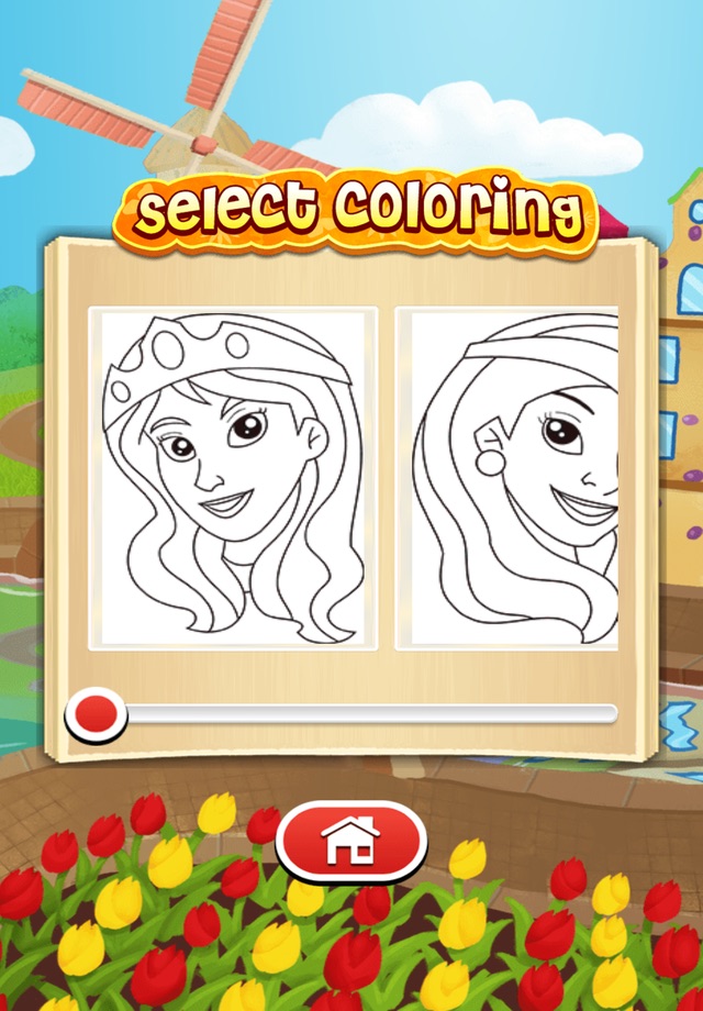 Princess coloring book 4 girls screenshot 2