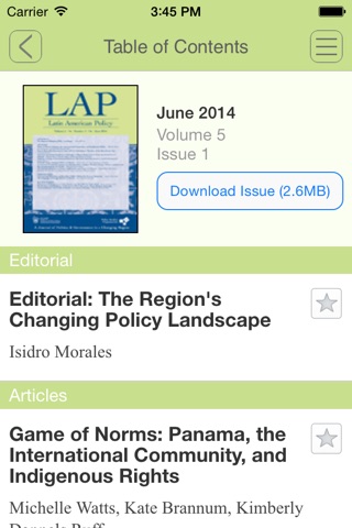 Latin American Policy screenshot 2