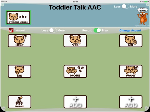 Toddler Talk AAC screenshot 3