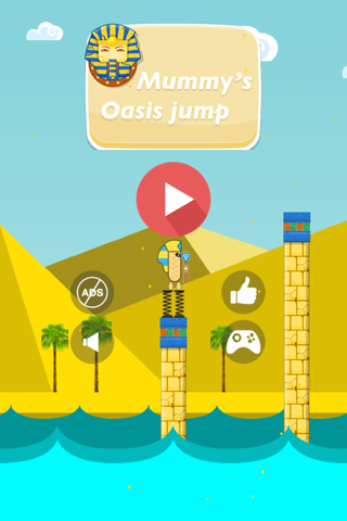 Mummy's Oasis Jump screenshot 2