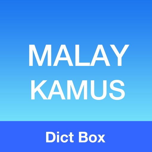 Malay English Dictionary Box + Wordbook & Translator / Bahasa Melayu-Bahasa Inggeris Kamus iOS App