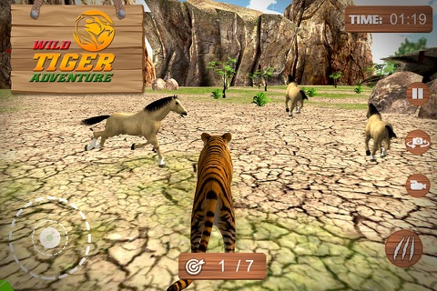 Wild Tiger Adventure 3D - Siberian Jungle Beast Animals Hunting Attack Simulator screenshot 3
