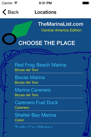 The Central America Marina Guide screenshot 4
