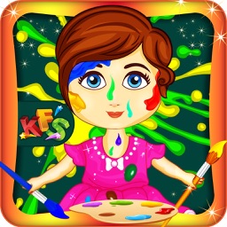 Baby Face Paint Wash – kids face painting & makeover salon game