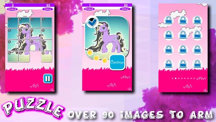 Pony Puzzles Slide