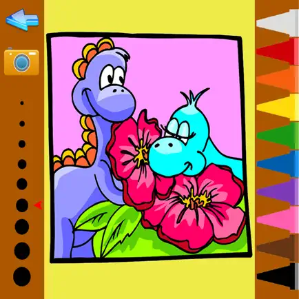 Kids Coloring Book - Cute Dinosaurs Park Learning for Fun Cheats
