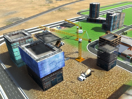 都市建設クレーン運転3D - 重トランスポータートラックシミュレーションゲームのおすすめ画像1