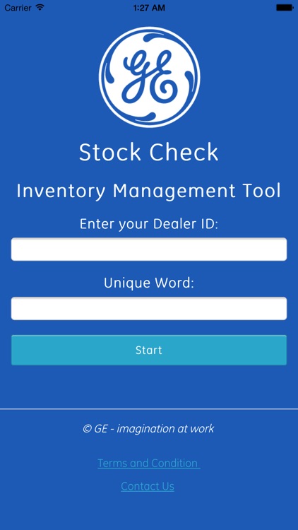 GE Stock Check App (UK)