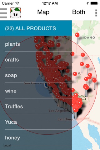 CarrotCow; Find and Locate Farmers Markets in the United States and Australia screenshot 3