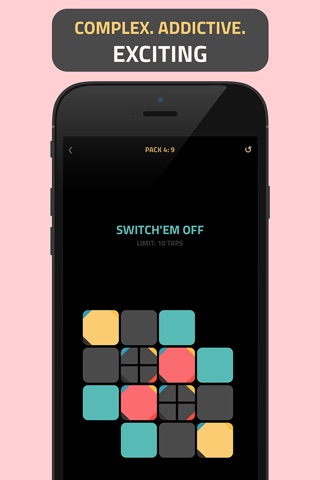 Lights Tap - most challenging lights off logic puzzle, reinvented for Watch screenshot 3