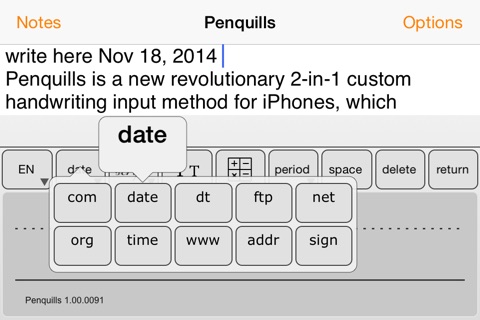 Penquills | Handwriting keyboard screenshot 4