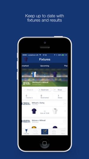 Fan App for Millwall FC