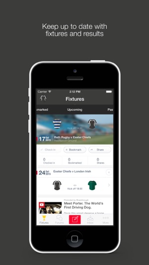 Fan App for Exeter Chiefs