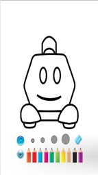 Robot Color Book Captura de tela 1