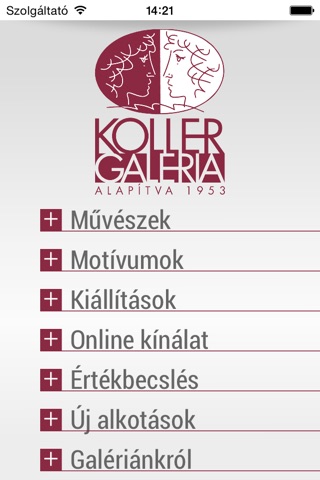 Koller Galéria screenshot 2