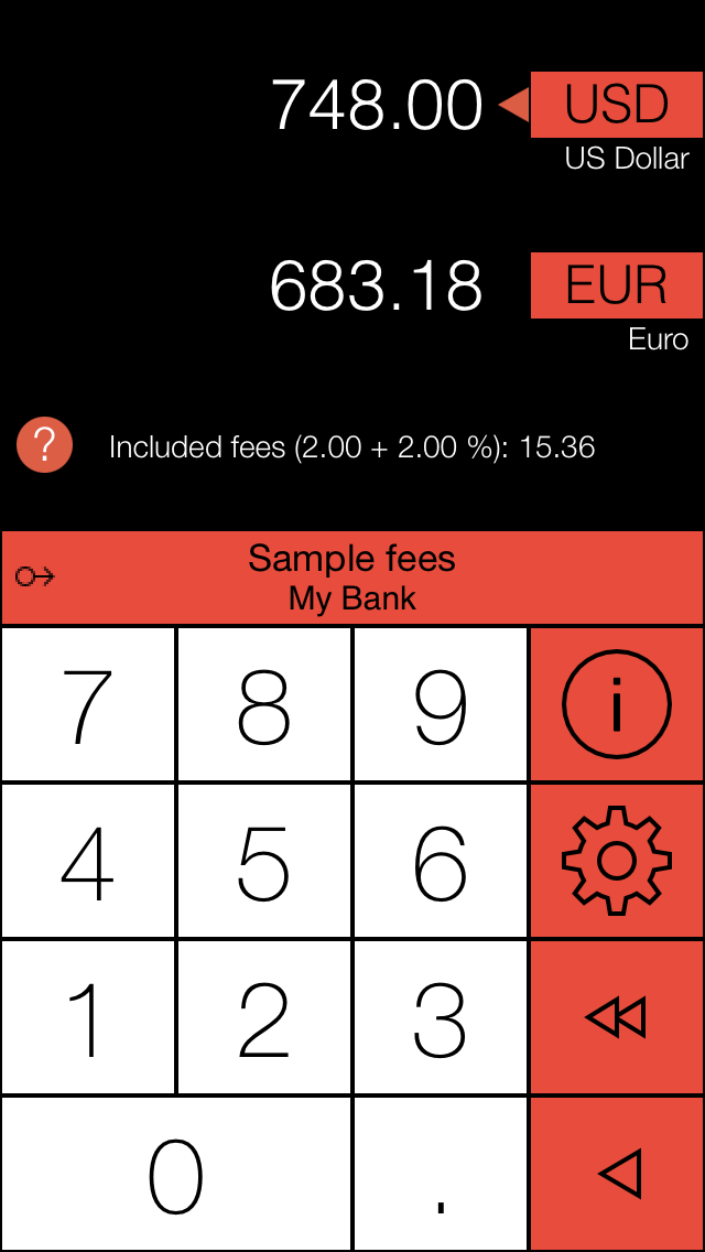 How to cancel & delete Currency Converter with Fees Calculator from iphone & ipad 1