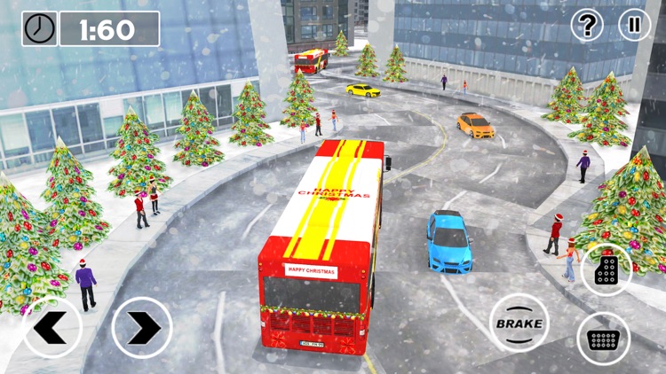 Christmas Party Bus Driver 3d – Real City Transporter Simulation Game