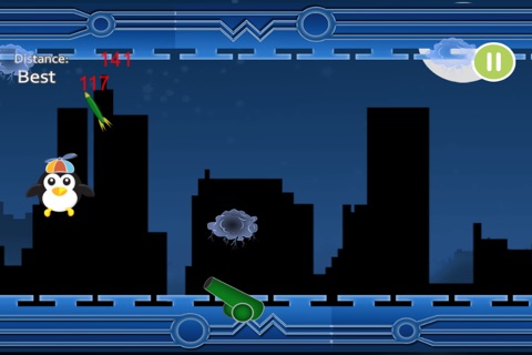Funky Penguin Flying Race Mania - new air combat arcade game screenshot 3