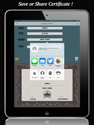 Certificate Maker : Share professional certificates !のおすすめ画像3