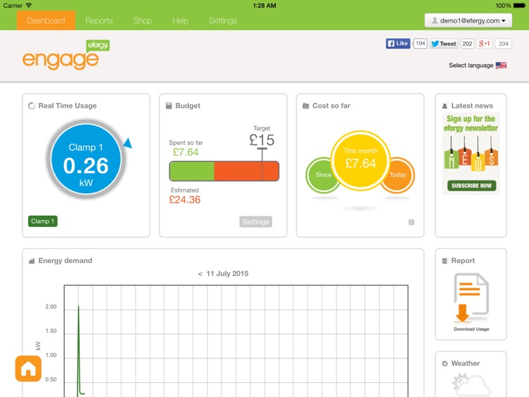 efergy engage HD