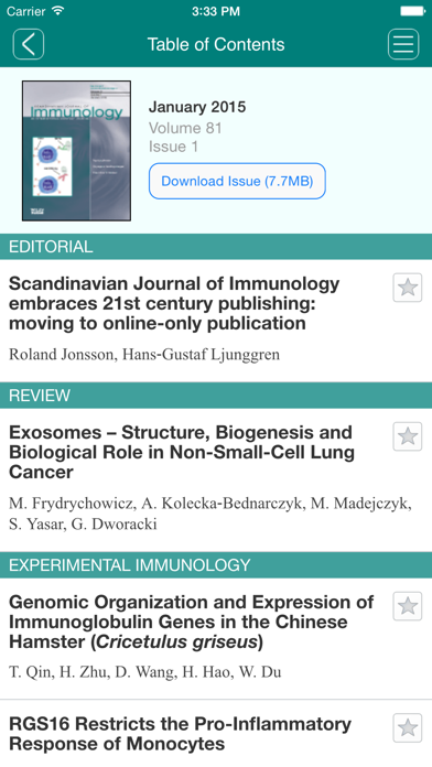 How to cancel & delete Scandinavian Journal of Immunology from iphone & ipad 1