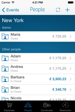 Pay&Share - Shared funds screenshot 2