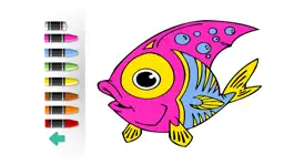 Game screenshot Sea Animals Coloring Book for Kids apk